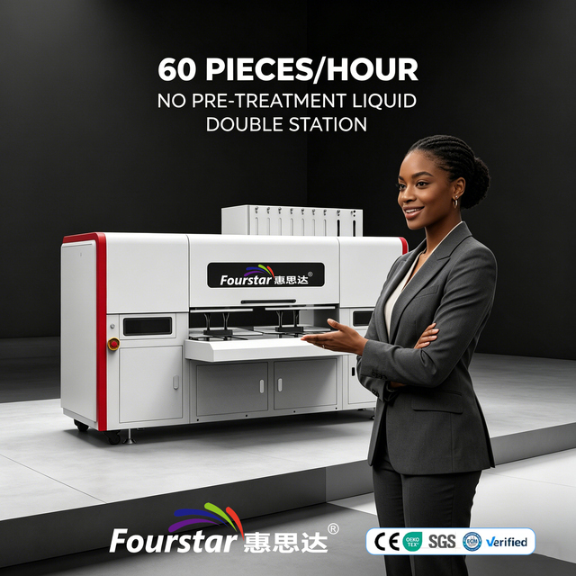 USA Local After-sale Service Dtg Printer Starfire1024*3 Head Dtf Dtg Printer Direct to Garment T-shirt Printing Machine