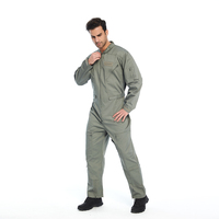 Combinaison de pilote personnalisée pour homme, uniforme d'hôtesse de l'air, combinaison une pièce avec fermeture éclair, combinaison de pilote pour homme avec ceinture