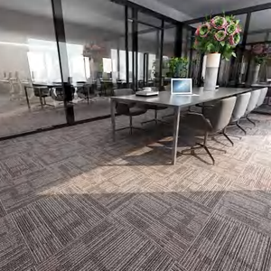 Dernières conceptions de dalles de moquette commerciales en PP, écologiques, antidérapantes, rectangulaires, pour usage commercial et domestique - Product Image 6