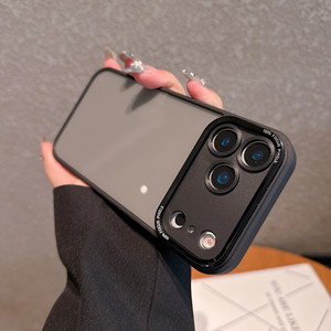 Custodia <span class=keywords><strong>Trasparente</strong></span> in Acrilico per <span class=keywords><strong>iPhone</strong></span> 17 Pro Max 16 15 14 Plus 13 12 Pro <span class=keywords><strong>11</strong></span> <span class=keywords><strong>con</strong></span> Cornice Metallica per Fotocamera - Product Image 4