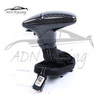 Passend für Dodge Durango Charger Challenger Schwarzer Glänzender Carbon-Schalthebel mit Manschette 2015-2024