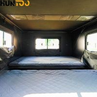 Carpa Rígida Desplegable Huntoo para Camioneta, Techo de Aluminio para Camioneta, Compatible con Ford F150, Ram 1500, Jeep Gladiator