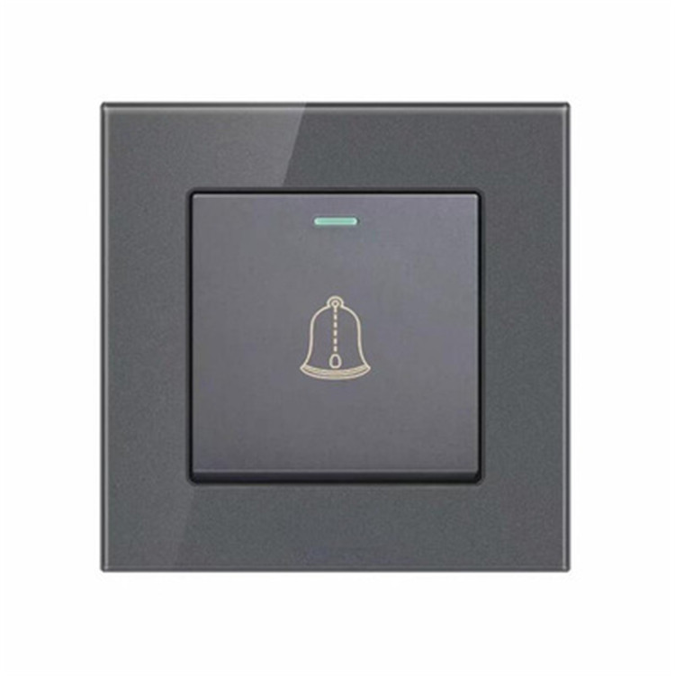 20A High Power 45A Tempered Glass British Dingdong Doorbell 13A Feishu Exhaust Fan Wall Switch Panel