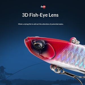 Nuevo Estilo Señuelo VIB <span class=keywords><strong>de</strong></span> ABS <span class=keywords><strong>de</strong></span> Largo Alcance 70mm/155g para Pesca en el Mar, Cebo Biónico para <span class=keywords><strong>Peces</strong></span> <span class=keywords><strong>de</strong></span> Agua Salada (Cabeza <span class=keywords><strong>de</strong></span> Serpiente) en Stock al por Mayor - Product Image 4