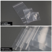 Sacs d'emballage en plastique transparents personnalisés en LDPE, refermables, étanches, résistants aux déchirures, imprimés en héliogravure pour l'électronique et les écouteurs