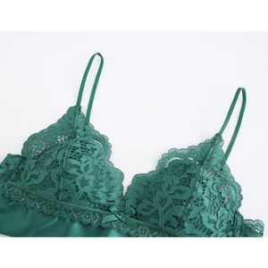 High Quality Lace Silk Seamless Bra and Panties <b>Sets</b> <b>Sexy</b> Lingerie <b>Sets</b> - Product Image 4