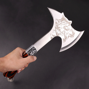 Rìu đầu sói bán chạy nhất - cán gỗ, độ cứng cao, đa năng, dùng cho cắm trại ngoài trời - Product Image 5