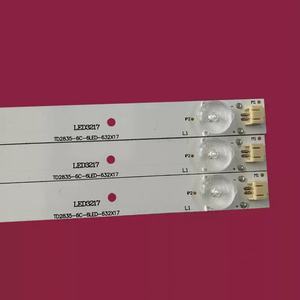 แถบไฟด้านหลังทีวีอลูมิเนียมของแท้ TD3030-6C-6LED-632X17mm 910-W04-RD3200IH HX-NO.80สำหรับซ่อมทีวี - Product Image 4