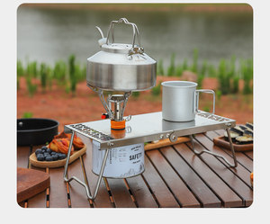 可折叠户外野营不锈钢丁烷手动简易大功率便携式旅行燃气炉 - Product Image 6