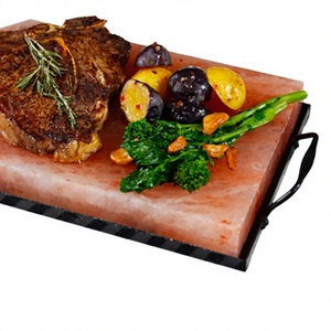 Plaque de sel rose de l'Himalaya 100% biologique, taillée à la main, pour la cuisson, la grillade et la découpe, service OEM, pierre de sel - Product Image 1