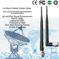 Antena Interna Omnidireccional 2G/3G/4G de 5DBI con Conector N, Amplificador de Señal GSM WCDMA para Interiores, Repetidor de Comunicación IP67