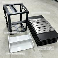 Support de montage en forme de U personnalisé, support en acier inoxydable, estampage métallique, tôle d'aluminium