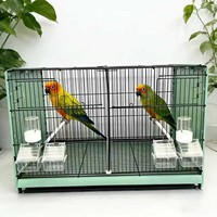 Cage à oiseaux modulable 70 cm, cage d'élevage durable multicouche, cage de voyage pour perroquet, cage à canaris faite à la main pour perroquet