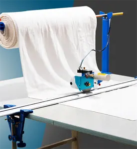Máquina de corte oscilante Cnc para uniforme de ropa, cortador de tela de alta velocidad con vibración Circular automática