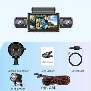 4 ống kính xe <span class=keywords><strong>Dashcam</strong></span> 3 inch IPS màn hình 360 máy ảnh cho xe hộp đen thông minh video ghi âm bãi đậu xe Màn hình máy ảnh xe 360 ghi - Product Image 6