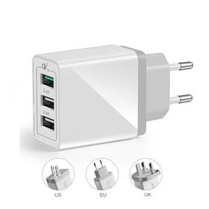 Chargeur USB 30W <span class=keywords><strong>rapide</strong></span> quick <span class=keywords><strong>Charge</strong></span> 3.0 avec 3 ports pour téléphone Mobile, adaptateur secteur avec 5V 2.4A max, pour Galaxy S10, S9, S8 Plus, <span class=keywords><strong>S7</strong></span> - Product Image 6