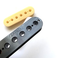 Bobin Pickup Gitar Humbucker Plastik ABS Hitam/Gading 49.2mm 50mm 52mm untuk Membuat Part Pickup Buatan Tangan