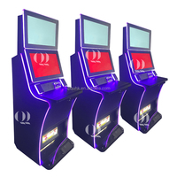 QIQU meilleure vente Machines de jeu de compétences double écran 21.5 écran tactile debout armoire de jeux d'arcade en métal