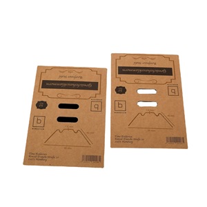 Étiquettes en papier kraft BENKSTEIN pour vêtements et accessoires, design personnalisé, impression offset, taille 95 mm - Product Image 5