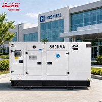 Générateur diesel silencieux de type canopy avec moteur authentique Foshan Factory Standby 280 kW 350 kVA 400 kVA et alternateur Stamford sans balais pour hôtel