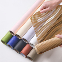 Papel de Embalaje Acolchado de Papel de Panal, Papel de Color al por Mayor, Malla Floral de Cerámica, Papel Ecológico