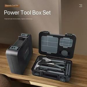 Light Luxury 19pcs DIY Hand <b>Tool</b> Kit Household Practical Plastic Toolbox Gift for Husband or Friend <b>Mechanical</b> Toolbox - Product Image 6