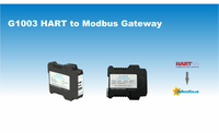 Convertisseur HART vers RS485 G1003, passerelle de protocole sur rail DIN, HART vers Modbus RTU, compatible avec les principaux systèmes de contrôle, installation facile