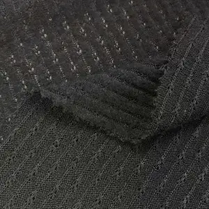 Tissu côtelé en Polyester pour veste, Jacquard chaud brossé à la mode