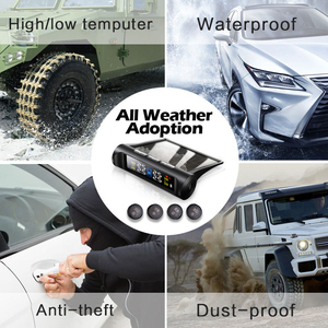 Giám sát áp suất lốp hệ thống, <span class=keywords><strong>TPMS</strong></span> áp suất lốp Màn hình hệ thống màn hình màu phổ không dây LCD hiển thị - Product Image 3