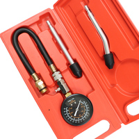 Testeur de Compression de moteur à essence, Kit d'outils de Test pour moto automobile multifonctionnel, 2 pièces