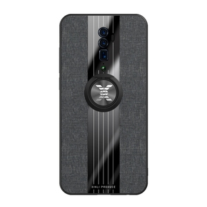 เคสกันกระแทก TPU สำหรับ <span class=keywords><strong>OPPO</strong></span> <span class=keywords><strong>Reno</strong></span> <span class=keywords><strong>10x</strong></span> <span class=keywords><strong>Zoom</strong></span> ลายผ้าเย็บ XINLI พร้อมที่วางแหวน - Product Image 3