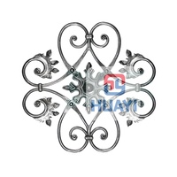 Decoración de Pared Floral de Hierro Forjado Moderno, Marco de Acero Galvanizado, Color Personalizado, Estilo Europeo, Decoración para Puerta/Valla, Antioxidante