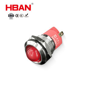 हेबन स्टेनलेस स्टील इंडिकेटर सिग्नल लाइट आईपी 65 वाटरप्रूफ नेतृत्व वाले मल्टी-कलर पैनल माउंट औद्योगिक उपकरणों के लिए सिग्नल लैंप - Product Image 2