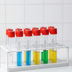 9ml Transparente Plastic Sampling <span class=keywords><strong>Tube</strong></span> <span class=keywords><strong>Centrifuge</strong></span> <span class=keywords><strong>Tube</strong></span> com tampa azul vermelha - Product Image 6