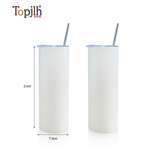 Tazas de sublimación Topjlh, vaso de sublimación de Color de 20oz, botella de agua de acero inoxidable de alta calidad, taza de viaje para el Día de San Valentín - Product Image 2