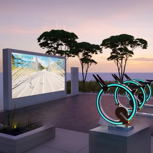 2025 nouveaux jeux de sports à domicile-VR AR simulateur de cyclisme interactif vélo dynamique vélo d'exercice vidéo équipement d'amusement en plein air - Product Image 1