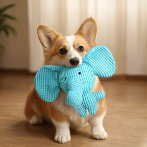 Eco-friendly durevole masticabile peluche Pet <span class=keywords><strong>Toy</strong></span> cotone e plastica mais velluto <span class=keywords><strong>Squeaky</strong></span> giocattolo per cani e gatti - Product Image 1