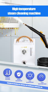 Nettoyeur vapeur électrique haute pression <span class=keywords><strong>CNTECH</strong></span> 2600W, vapeur sèche et humide, réservoir d'eau de 1L, chauffage en 15-30 secondes, désintègre facilement les taches d'huile tenaces - Product Image 3