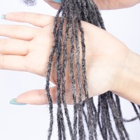 Estensioni per Dreadlocks Sisterlocks (Larghezza 0,2 cm) 100% Capelli Umani Fatti a Mano