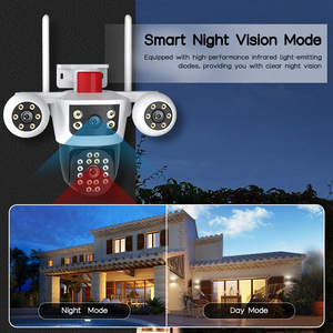 6MP HD không dây IP an ninh máy ảnh ngoài trời không thấm nước ba-ống Kính CCTV tầm nhìn ban đêm <span class=keywords><strong>PTZ</strong></span> mạng được xây dựng trong còi báo động ứng dụng điều khiển từ xa - Product Image 5