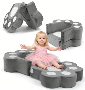 Canapé-lit bébé pliable et portable pour chambre, extérieur, voyage, camping, tout-petits et enfants, avec rembourrage en mousse haute densité, personnalisable en usine - Product Image 1