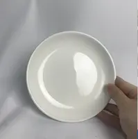 Mini assiettes en céramique personnalisées, vaisselle blanche pour mariage, vente en gros