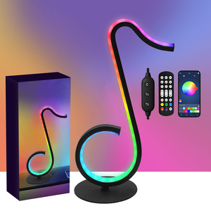 <strong>LEDLIGHTING</strong> WHOLESALE Intelligent APP Remote Control Symphony Atmosphere Light Black USB Powered LED Night Light 180 Home - Product Image 1