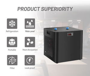 Vanace Nouveau refroidisseur <span class=keywords><strong>d</strong></span>'<span class=keywords><strong>eau</strong></span> de récupération athlétique 1/3HP Équipement de refroidissement de récupération sportive Machine à bain de glace avec pompe et filtre - Product Image 2