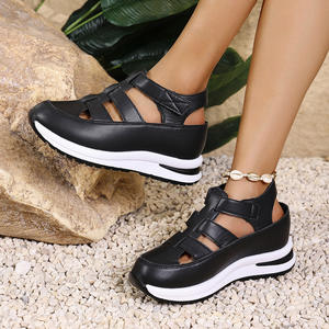 Sandalias de Plataforma para Mujer 2026, Estilo Verano, Talla Grande, Antideslizantes, con Velcro, Diseño Hueco - Product Image 2