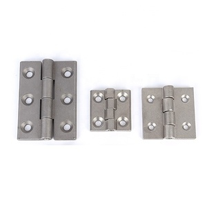 Charnière OEM personnalisée en acier inoxydable, usinée, fabriquée par moulage de précision à la cire perdue, pour quincaillerie de meubles, composant moulé - Product Image 2