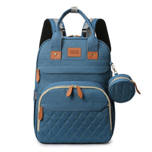 Zaino personalizzato impermeabile per mamma nuova borsa da letto Rollaway zaino per pannolini con custodia a <span class=keywords><strong>portafoglio</strong></span> per andare fuori borsa zaino per mamma portatile - Product Image 1