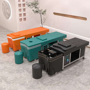 Salon tête spa équipement table de massage thai lavage des cheveux shampooing lit - Product Image 6