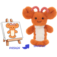 Peluches personnalisées super douces en polyester et coton PP, fabrication OEM