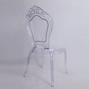 Venta al por mayor Epoque Belle resina acrílica plástico transparente Silla de boda belleza al aire libre sala de estar hogar Oficina comedor USO DE China - Product Image 4